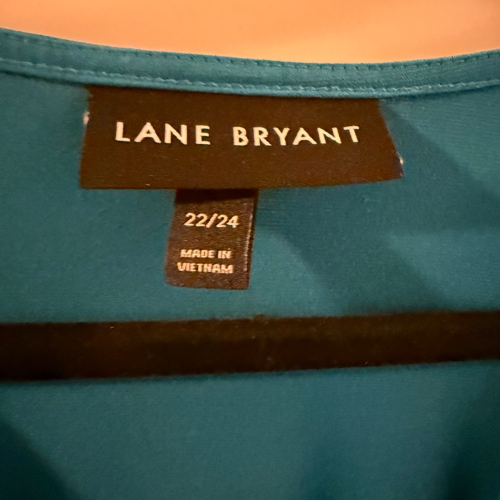 Lane Bryant Teal Midi Dress - Picture 2 of 2